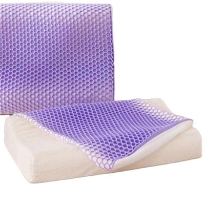 China Anti-Static Eight Tongue Toast Hex Sleep Honeycomb Planets Stripe Heaven And Earth Wavy Pillow Cover With Zipper Emma Purple for sale