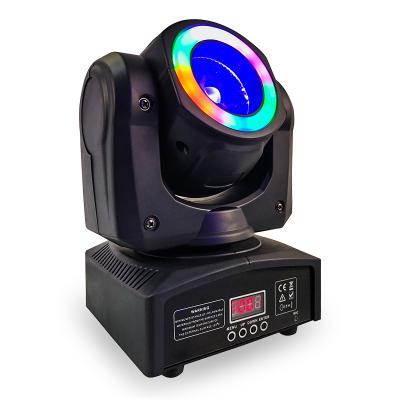 China Party Disco DJ RGBW 4in1 40w 60w Mini Driver-Beam Moving Head Light With Halo for sale