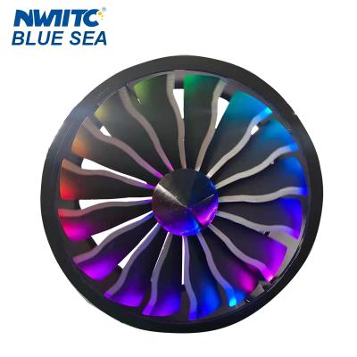 China 100cm Diameter Stage Fan LED Back Light For DJ Nightclub Party Wedding Event for sale