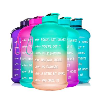 China Amazon GYM 4L Water Bottle Big Capacity Bottle BPA Leak Free Leak Free Camping Water Jug Viable Hot Selling Jug for sale