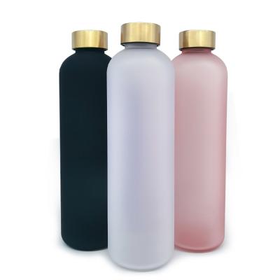 China Sustainable Sport Water Bottle Leak Proof Recycling Water Bottle for sale