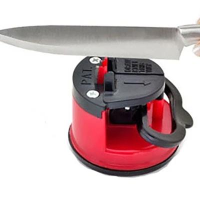 China Amazon Hot Sale Household Disposable Knife Sharpening Small Tool Kitchen Knife Sharpener With Suction Pad for sale