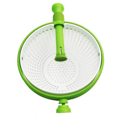 China Filter Water Kitchen Water Filter Basket, Easy To Use Salad Spinners With Handle, Foldable Manual Vegetable Dryer for sale