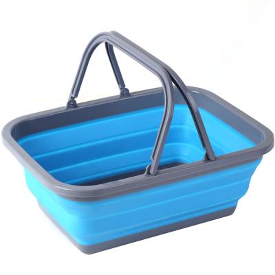 China Custom Eco Friendly Sustainable PP Foldable Storage Boxes Picnic Basket for sale