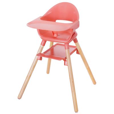 China Foldable Plastic Kids Chairs Child Feeding Table Highchair Solid Wood Newborn Baby Dining Booster Referee Chair for sale