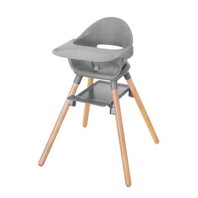 China New Universal Plastic Seat Baby Solid Wood Portable Adjustable Multifunctional Dining Umpire Chair For Feeding for sale