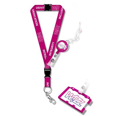 China Gift Wizzair Professional Custom High Quality Lanyard for sale