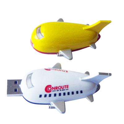 China Fast Speed ​​Data Saving Top-selling Hot-selling Models Aircraft Shapes USB 2.0 Flat Disk 3.0 16G 32G Drive NROUTE USB Flash Drive for sale