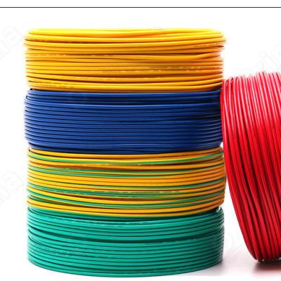 China Good Quality Solid Copper Connecting And Control Wires RV Single Core PVC Insulated RV for sale