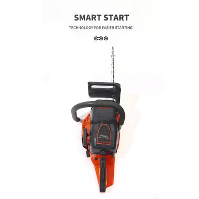 China 2-Stroke High Quality 2400W Gasoline-Chainsaw G5900 59CC Mill Cordless Diesel Chain Saw Woodworking Machinery for sale