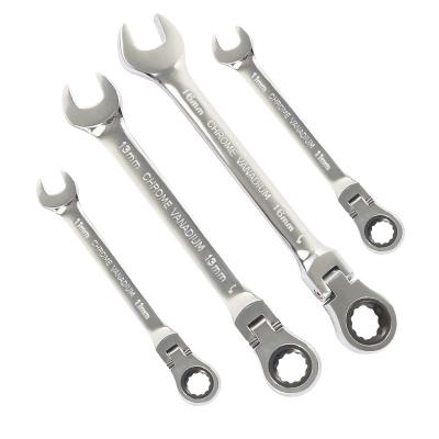 China Chrome vanadium steel Support Amazon Warehouse ratchet wrench tool set can adjustable flex head long 29 Piece SAE Metric for sale