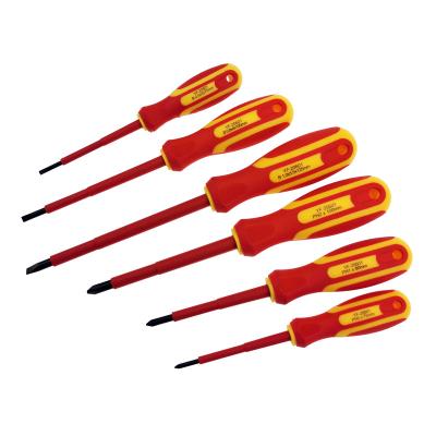 China Comfortable Handle High Quality  Eectrician VDE 1000v Insulated Insulation Screwdriver Set Household Electrical Test Pen for sale