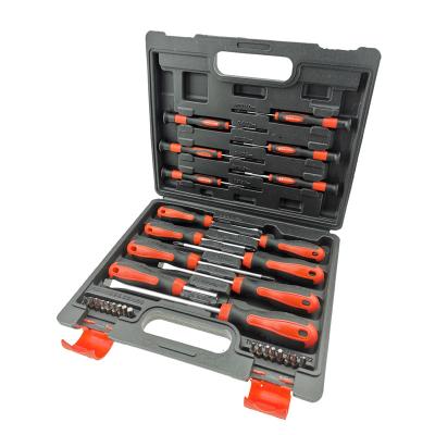 China Comfortable Handle New Screwdriver Set 31 Piece Socket Bit Tool Kit Set Plastic Box Precision for sale