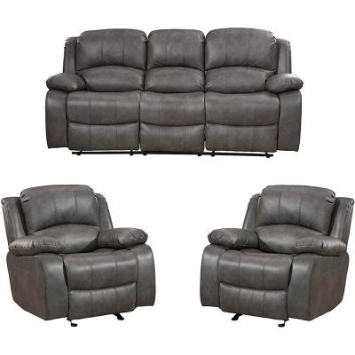 China XIHAO Living Room Furniture Modern Design 3 Seater Chair Popular Home Recliner Sofa Set for sale