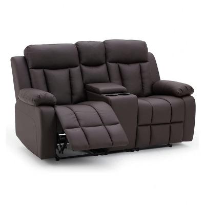 China XIHAO Extendable Living Room Furniture 1/2/3 High Quality PU Leather Sofa Recliner Set Reclining Back Seats for sale