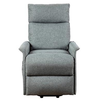 China Modern Massage XIHAO Fabric Push Back Extended Canvas Sofa Set Furniture Recliner Chair for sale