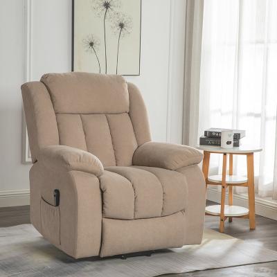 China Massage XIHAO Fabric Heating Lumbar Swivel Recliner Lazy Rocking Massage Sofa Chair for sale