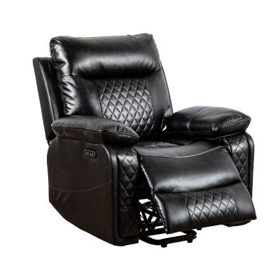 China XIHAO Modern European Style Extendable PU Leather Manual Recliner Sofa Chair For Sale for sale