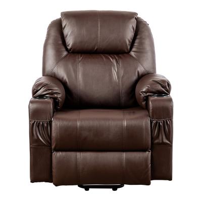 China Massage XIHAO Fancy Comfortable Luxury Manual Reclining Seats Set Leather Recliner Sofa for sale