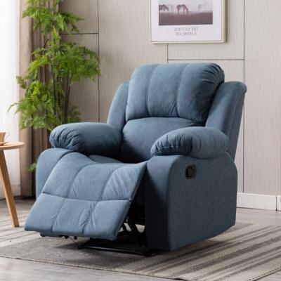 China White Color Cheering XIHAO Custom Manual Massage Recliner Chair Fabric Single Recliner Black Blue for sale