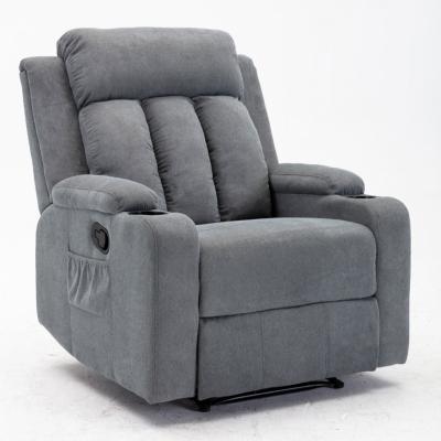 China Hot Sale XIHAO Home Theater Modern Stretchable Fabric Manual Simple Beauty Recliner Wooden Chair for sale