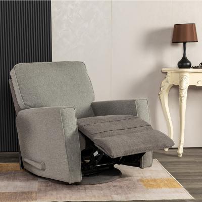 China XIHAO Stretch Lounge Fabric 8 Canvas Modes Massage Swivel Glider Recliner Lumbar Heated Rocking Chair for sale