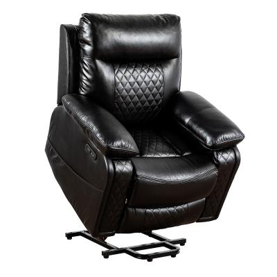 China Black Power Lift European Massage XIHAO Factory Supply Style PU Leather Recliner Sofa Chair for sale