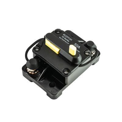 China Manufacture manual reset small overload protector switch body; Exterior mount; Waterproof (IP67); Yellow button, yellow reset button 16-8F-XXXA-SYW for sale