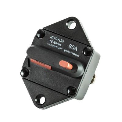 China Hot Sell Manual Reset Overload Protector Switch Small Body; Panel mount; Waterproof (IP67); Red button, red reset button 16-8P-XXXA-SRW for sale