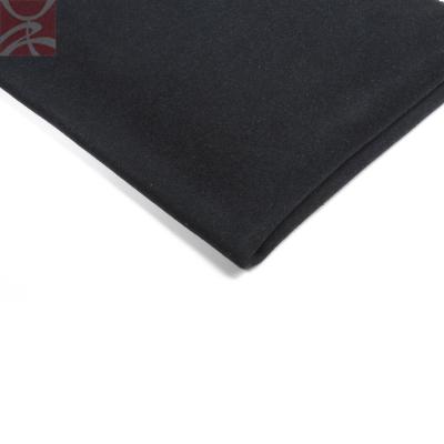 China Good quality fleece double sided viable navy woven wool blend maker fabric for coat skirt pants jacket blouse apparel for sale