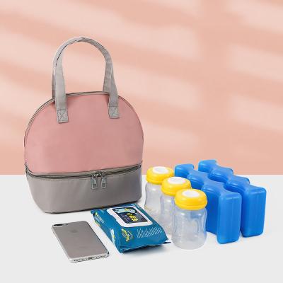 China Weekender Tote Storage Insulated Breast Milk Bottle Breast Milk Cooler Durable Wholesale Waterproof Bag for sale