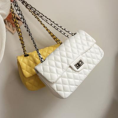 China Fashion\girl Mini Handbag Women Purses fashion candy color summer comfortable ladies\durable chain small and handbags for sale