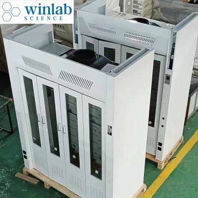 China Modern Lab Walk in Laboratory Ventilate Cabinets Table Top Steel Fume Hood for sale