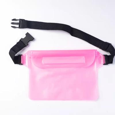 China Custom Stylish Unisex Water Proof OEM Fabric Printed Reflective Touch Screen Running Waterproof Cell Phone Waist Bags for sale