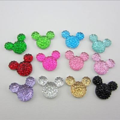 China Festival St. Patrick's Day Gypsophila Plating 12*16mm Resin Diamond DIY Animal Bottom Jewelry Accessories for sale