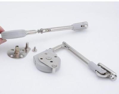 China Modern Lift Up Zinc Alloy Hydraulic Stay Hinge 105 Degree For Cabinet Kitchen Cupboard for sale