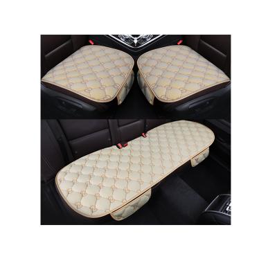 China Universal Clean Easy Three-Piece Breathable Car Seat Covers Chair Cover Short Velvet Warm Warm Comfortable for sale