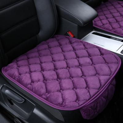 China Crystal Velvet Cushion Covers Purple comfortable warm and soft comfortable set universal car Suv seat cover for sale