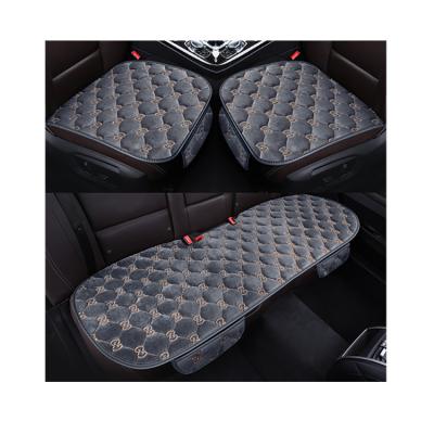 China Luxury Warm Soft Comfortable Cover Set Cool Strange Crystal Velvet Covers Car Seat Cushion Pad for sale