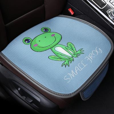 China Comfortable And Breathable Simple Breathable Cool Cpad Summer Cartoon Car Ice Silk Cushion for sale