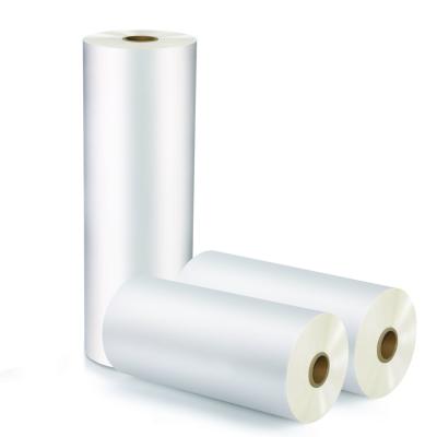 China Environmentally Friendly Corona Treated BOPP Thermal Lamination Film / Polyester Hot Laminating Film for sale