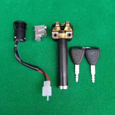 China M133 M133 two-wheeler nose lock cushion lockv battery box lock electric vehicle electrocar electric switch the switchgear for sale