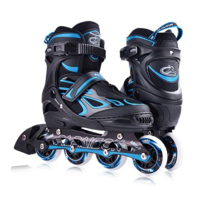 China EPE+EVA+Air mesh+ Beginner Blade Roller Light Up Leather Adjustable Inline Skates Roller Skates for Kids Boys and Ladies for sale