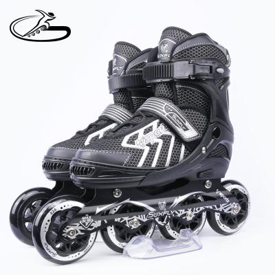 China 14H Best Seller EPE+EVA+Air mesh+ Amazon Leather Roller Skates Flashing Integrated Shoes for sale