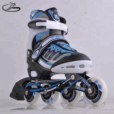 China New Model Outdoor / Indoor Adjustable PU Wheels Adults Children Integrated Roller Skates for sale