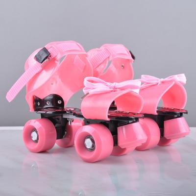 China Cheap price material plate single wheels inline skates removable roller skates for kids height adjustable for sale