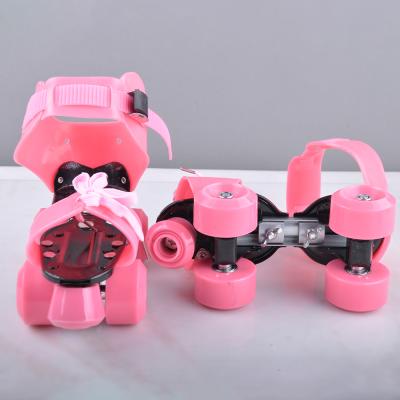 China Dismountable Single Plate Material Roller Skate Wheels For Kids With Different Colors for sale