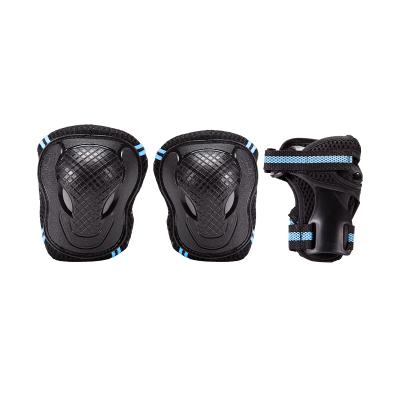 China Hot Sale Eco-Friendly Protective Gear 6 In 1 Set Knee Elbow Pads Wrist Guard And Adjustable Strap For Kids for sale