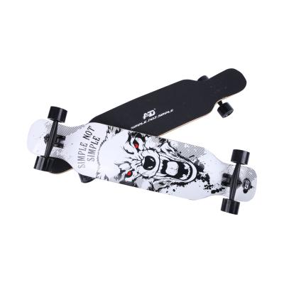 China 9-ply Maple Wooden Skateboard Promotions Wholesale 85A Cheaper PU Wheels Wood Skateboard for sale