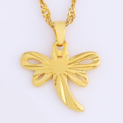 China Fashion JH Mini Bow Gold Plated Pendant Cute With Necklace Popularity Trendy Jewelry for sale